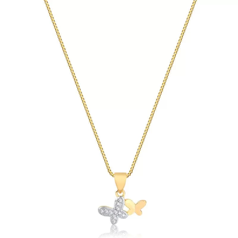 Cadena mariposa doble