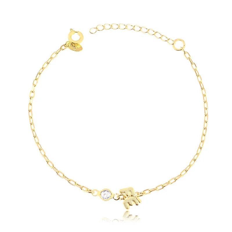 Pulsera Con Dije Fe Enchapado