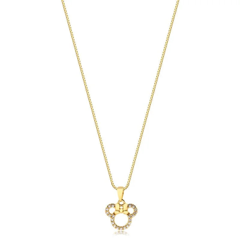 Cadena Con Dije Minnie Enchapado