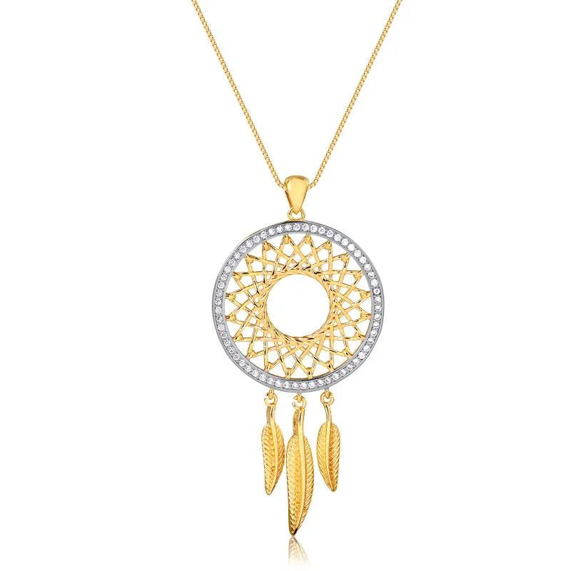Cadena Con Dije Atrapasueños Enchapado