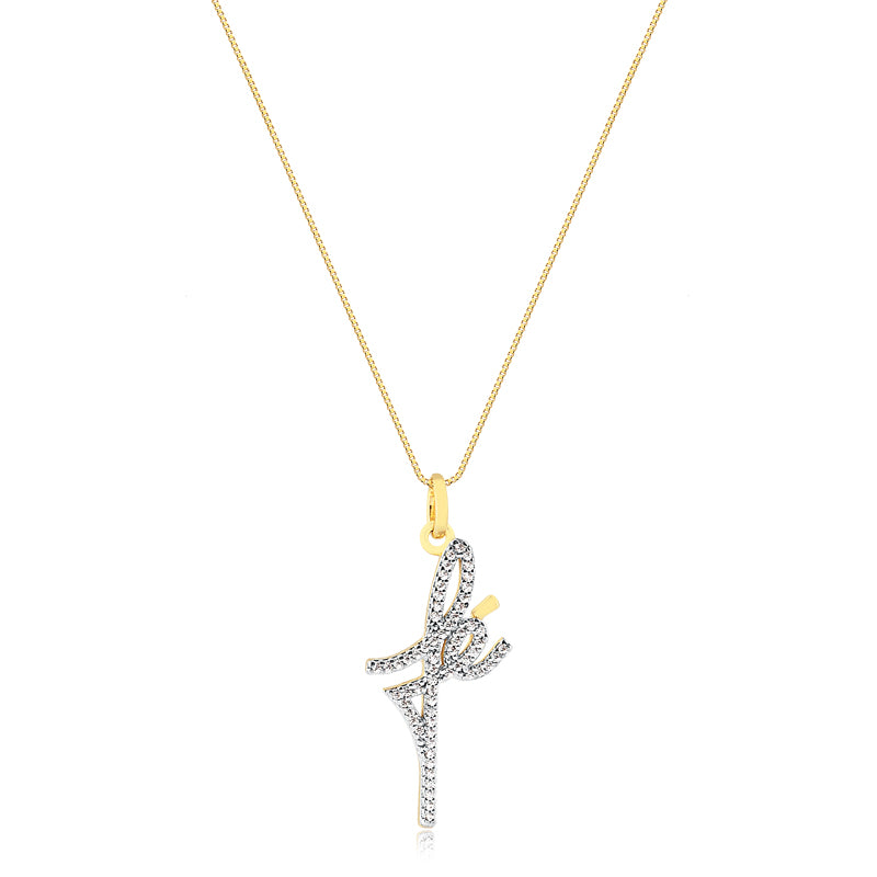 Cadena Con Dije Fe Enchapado