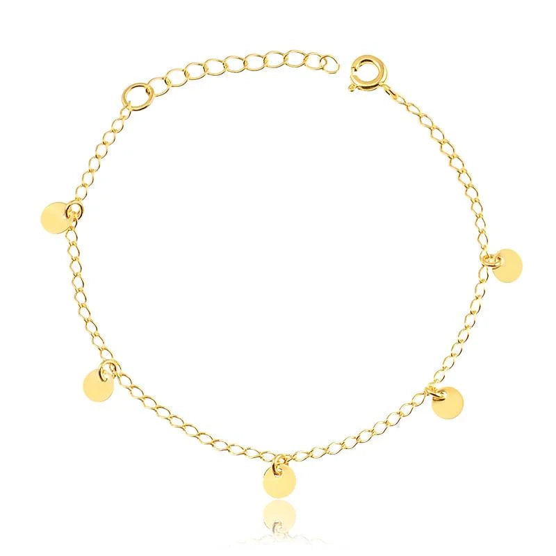 Pulsera Dijes Enchapado