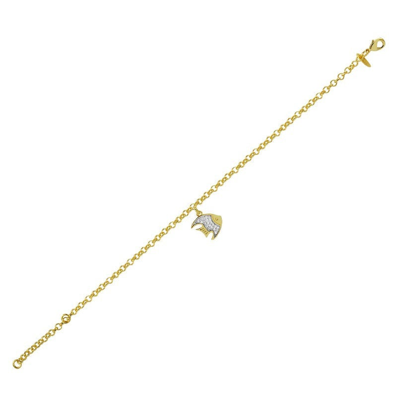 Pulsera Pez Enchapado