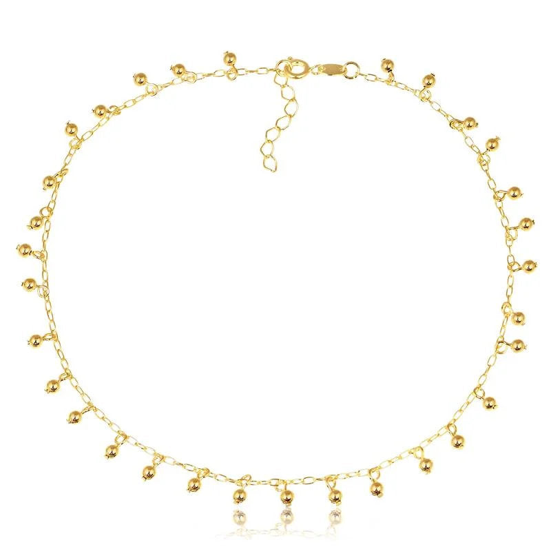 Chokers Pelotita Enchapado