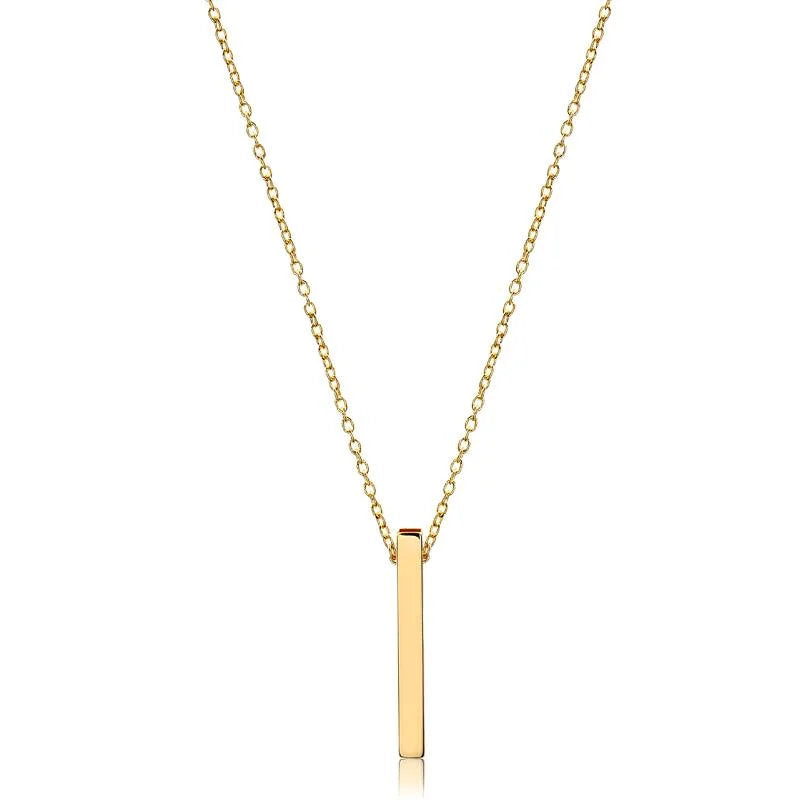 Cadena Con Dije Palito Enchapado