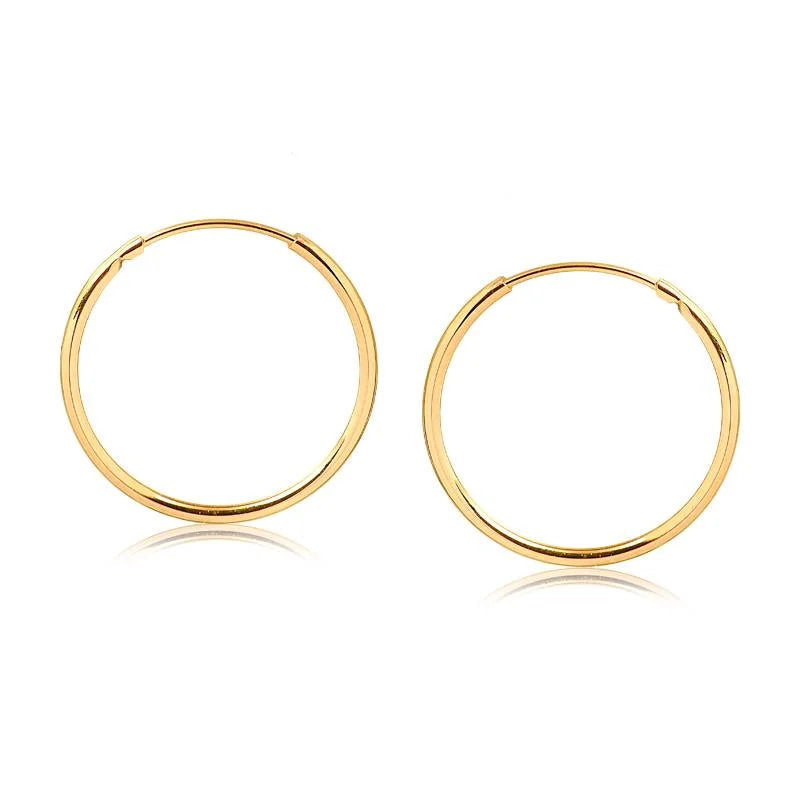 Aro Argolla 2,4 cm Enchapado