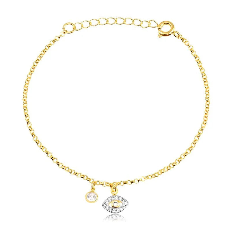 Pulsera Ojito Enchapado