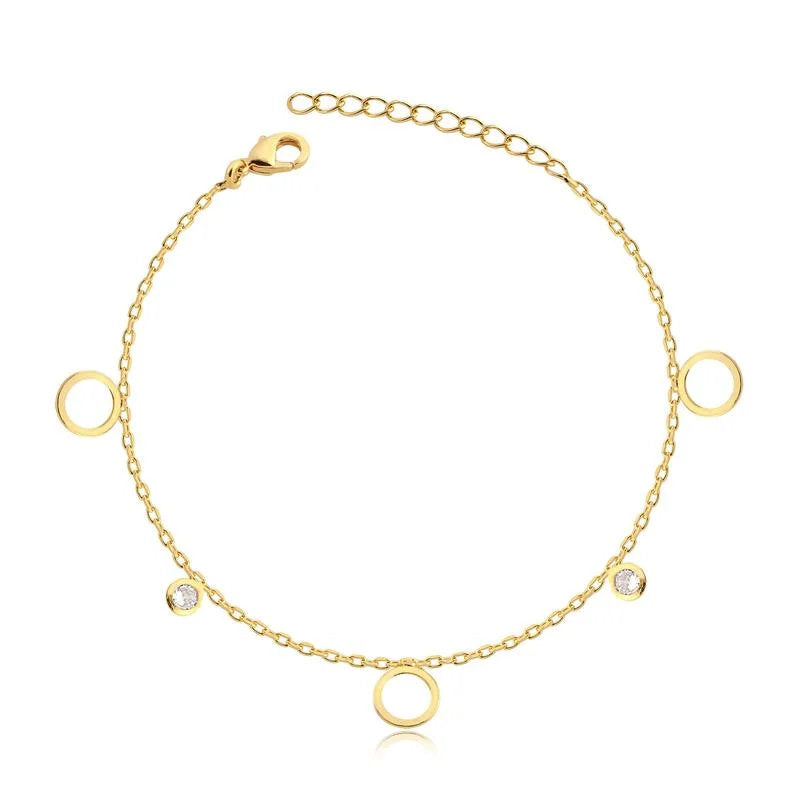Pulsera Circulo Enchapado
