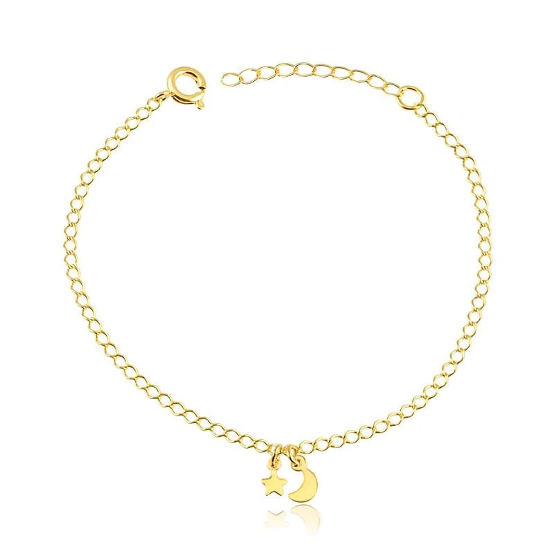 Pulsera Luna Enchapado