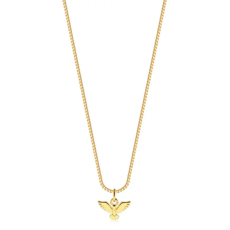 Cadena Con Dije Espiritu Santo Enchapado