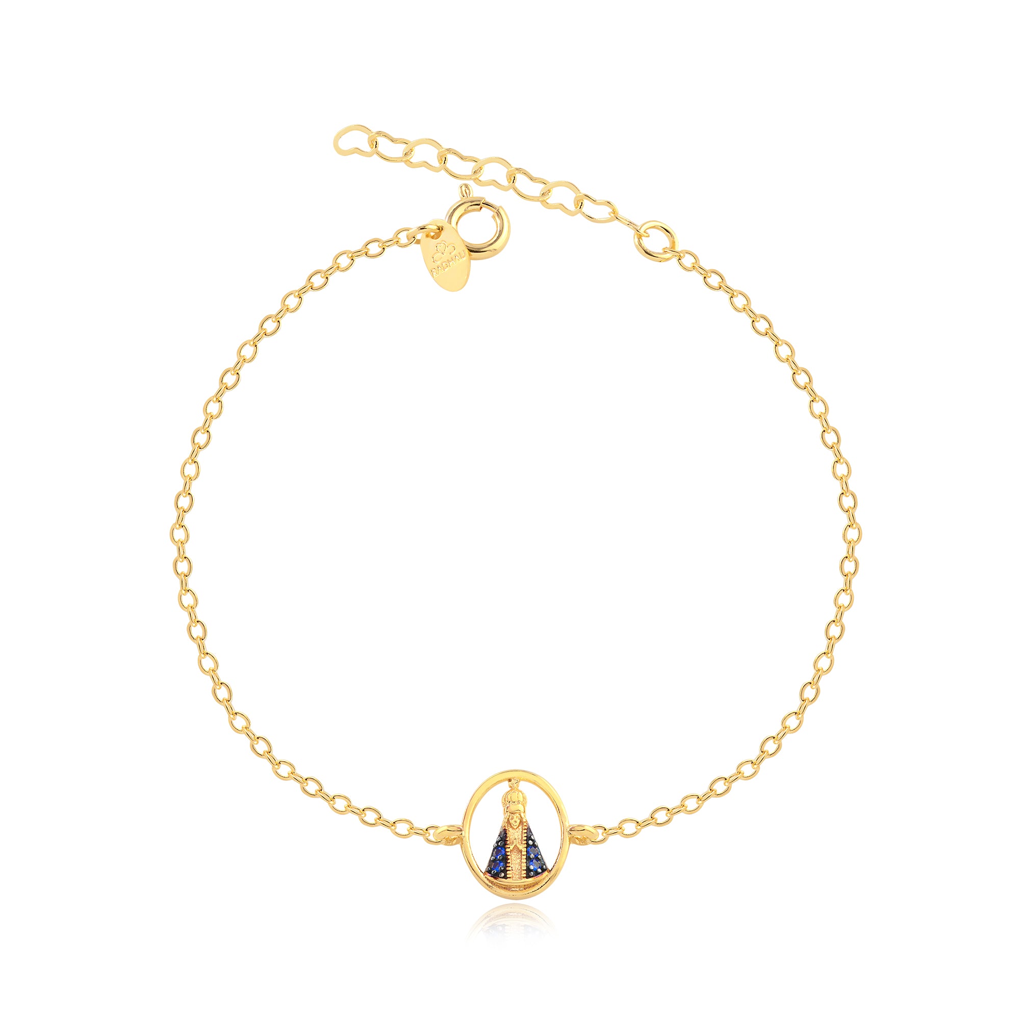 Pulsera Virgen Enchapado