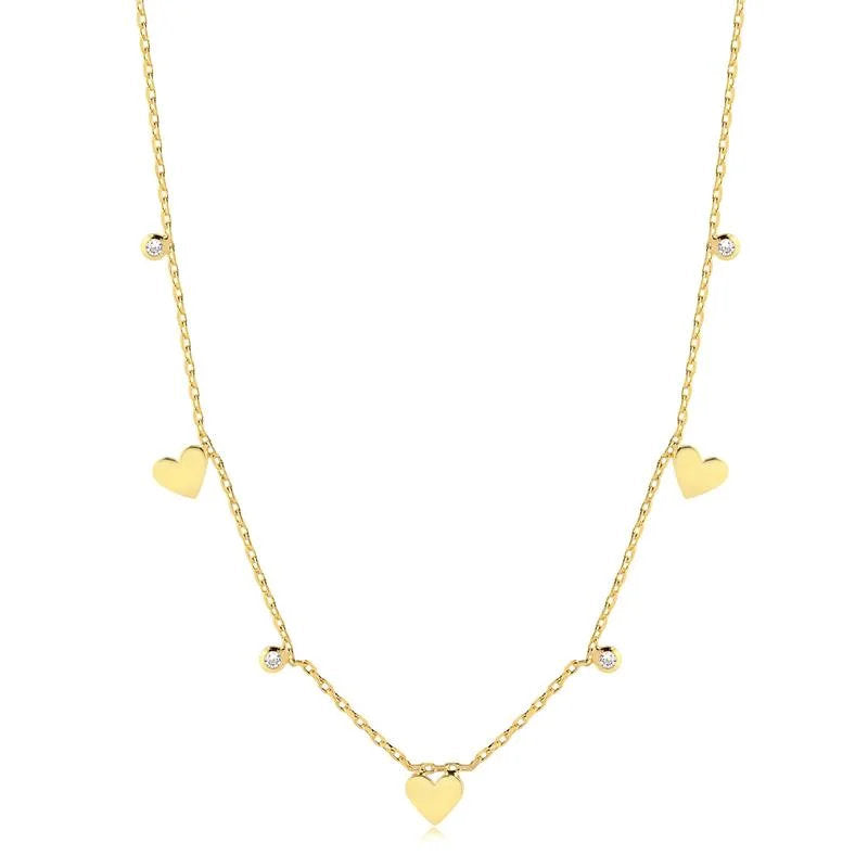 Choker Corazon Enchapado