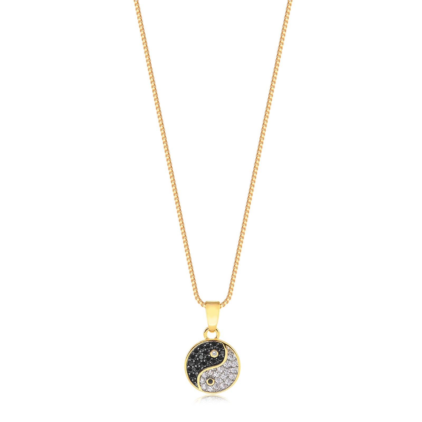Cadena Con Dije Yinyang Enchapado