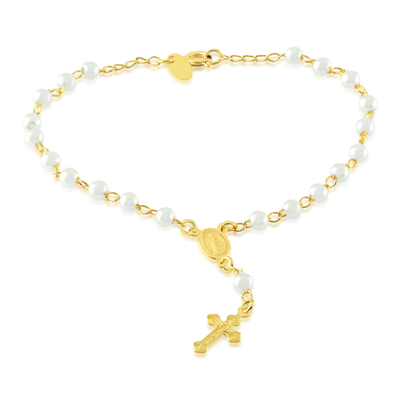 Pulsera Rosario Enchapado