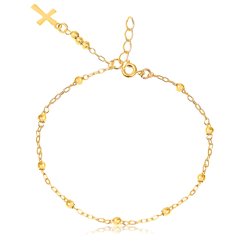 Pulsera Rosario Enchapado