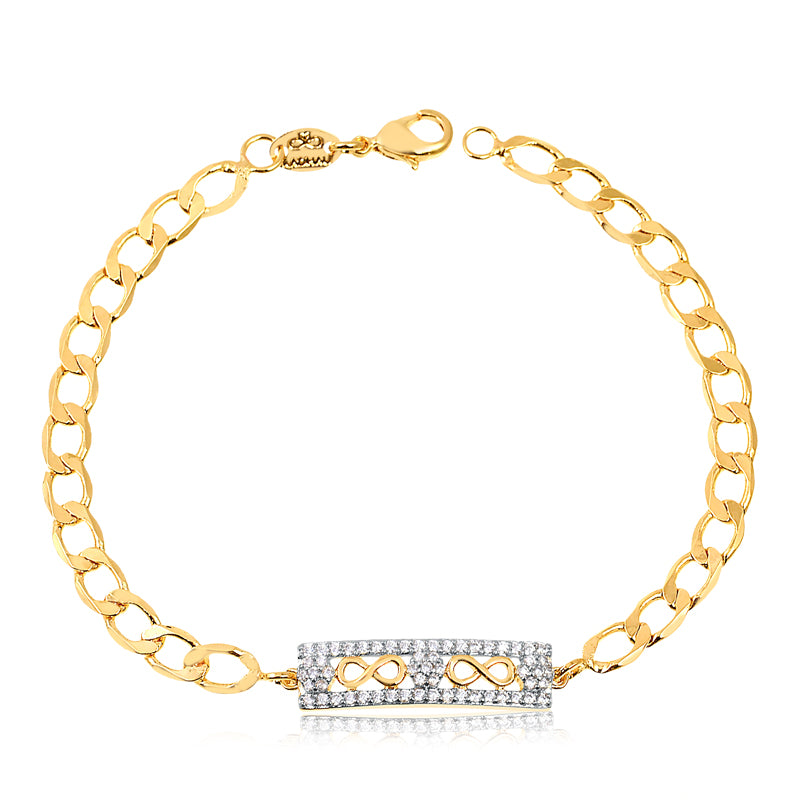 Pulsera Infinito Enchapado