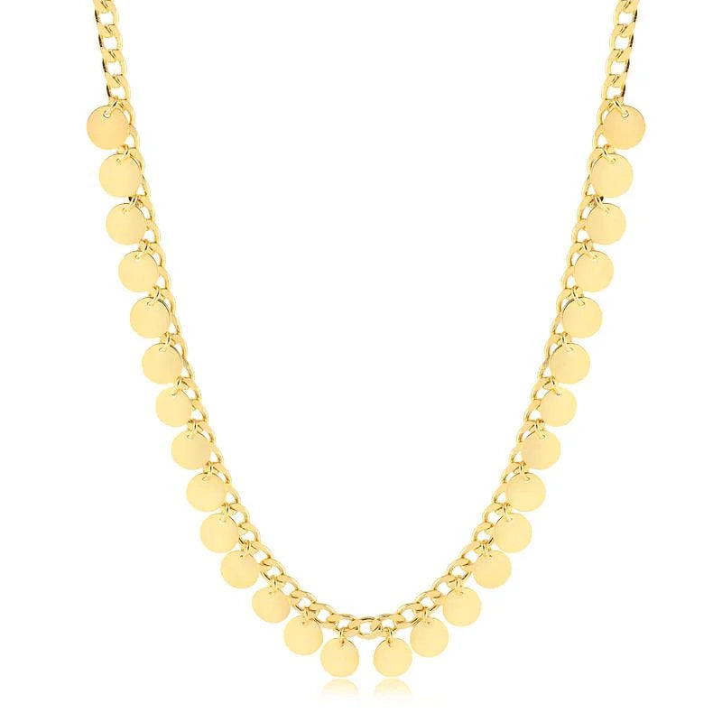 Chokers Moneditas Enchapado