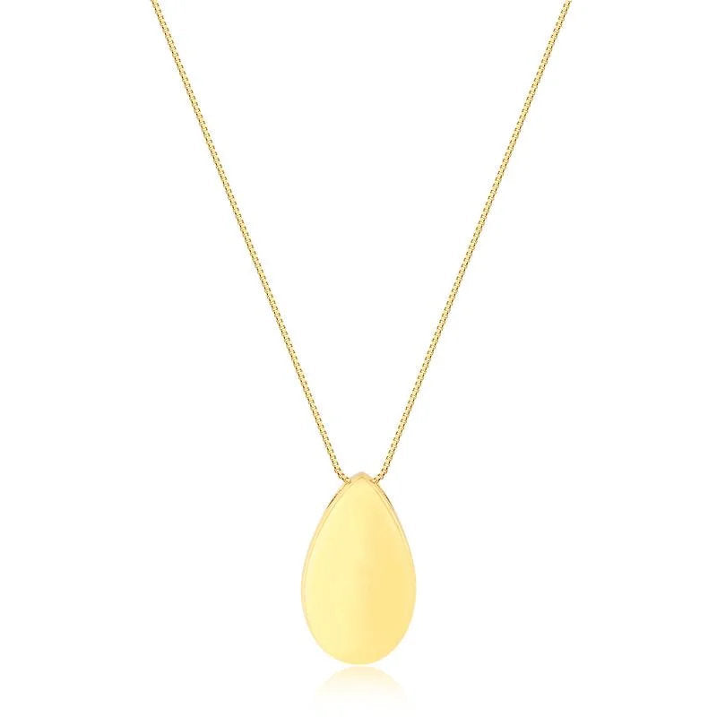 Cadena Con Dije Gota Enchapado