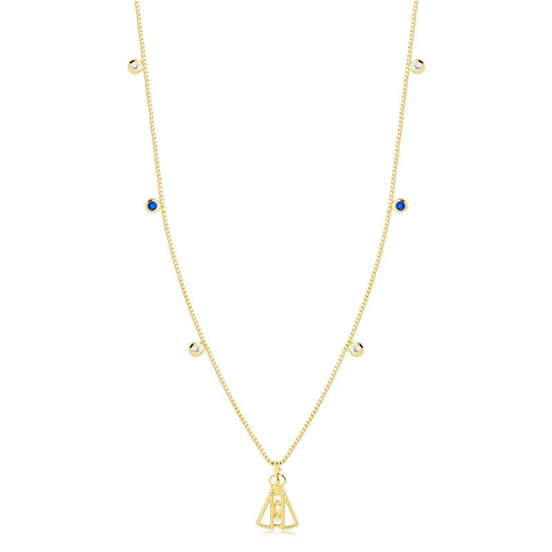 Cadena Con Dije Aparecida Enchapado