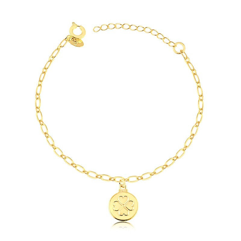 Pulsera Trebol Enchapado
