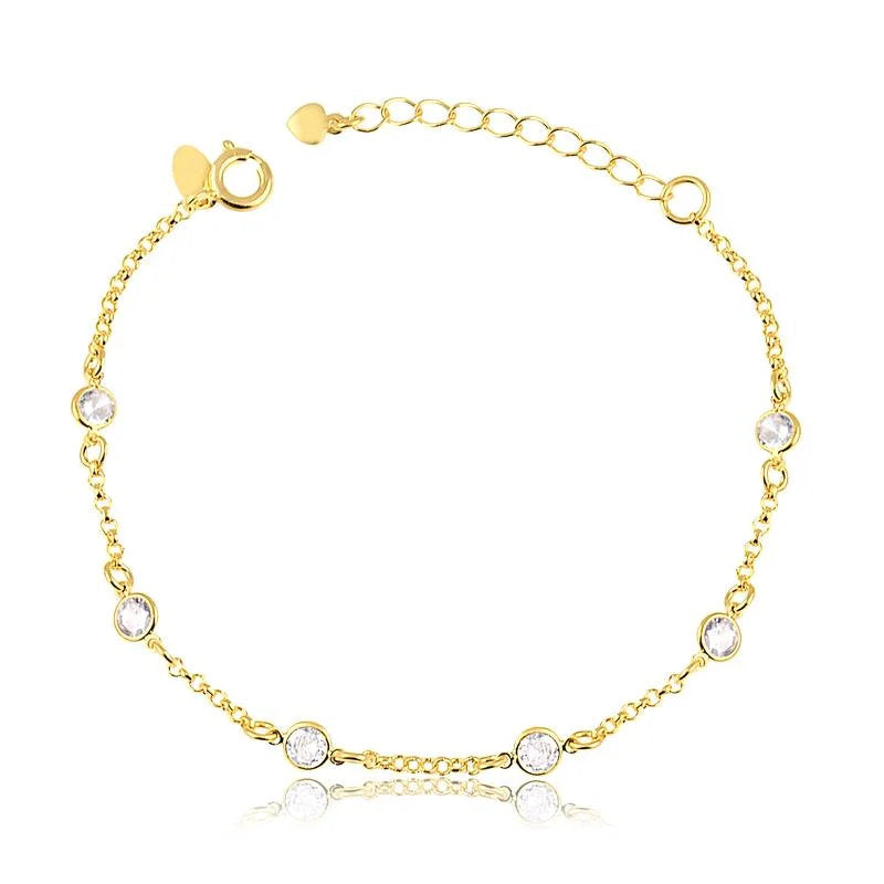 Pulsera Piedra Enchapado