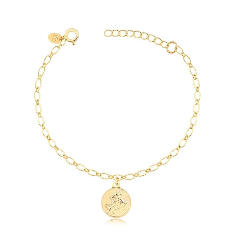 Pulsera Con Dije Enchapado