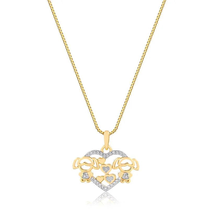 Cadena Con Dije Nena Corazon Enchapado