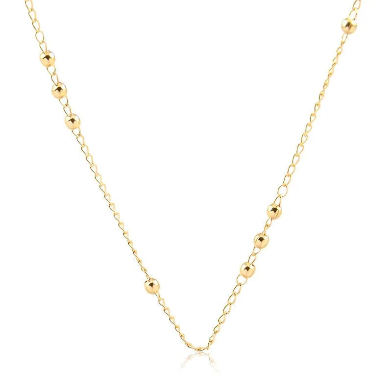 Chokers Bolita Enchapado