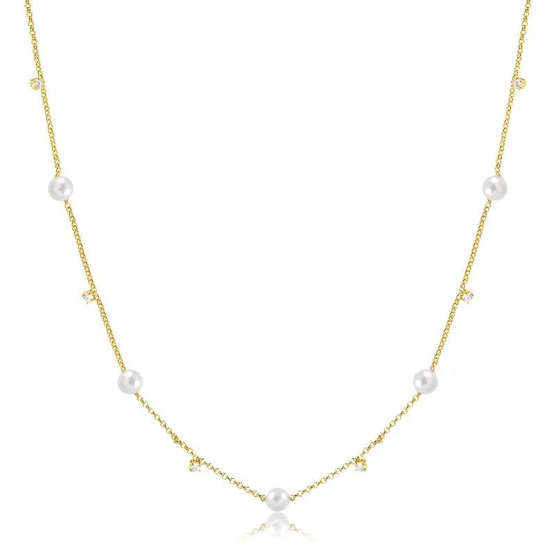 Chokers Perlita Enchapado