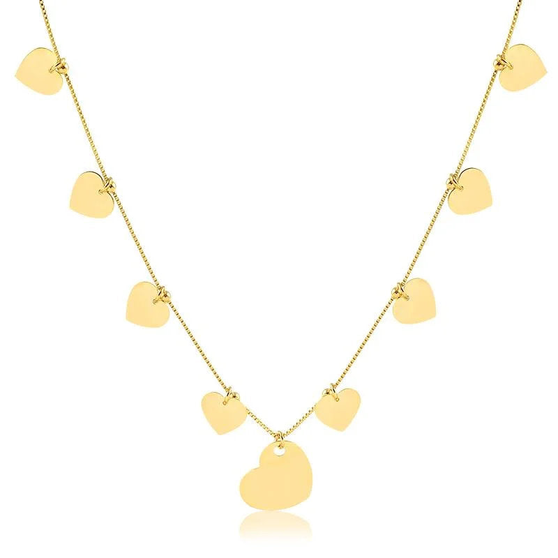 Chokers Corazon Enchapado