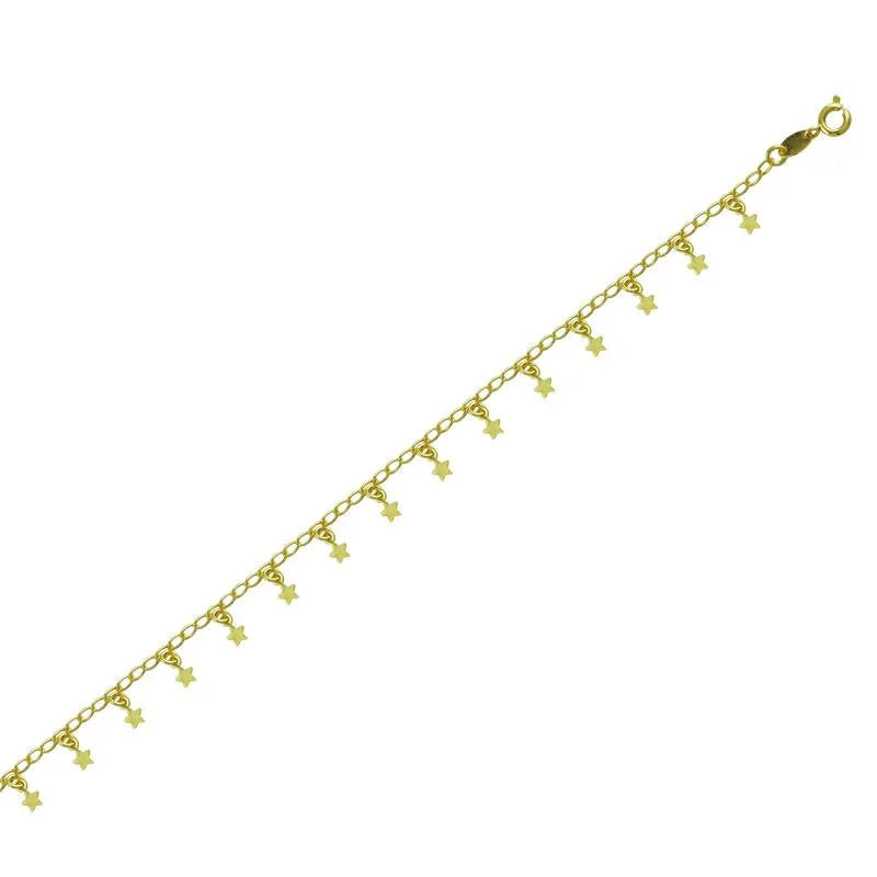 Tobillera Dije Estrella Enchapado