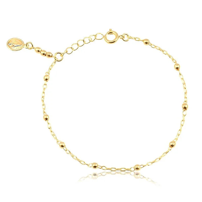 Pulsera Rosario Enchapado
