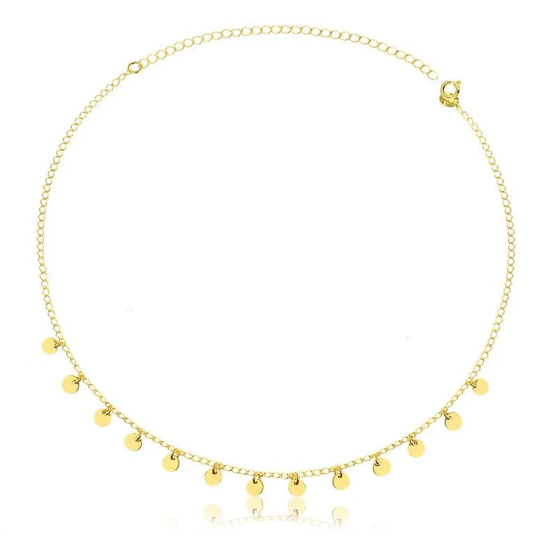 Chokers Moneditas Enchapado