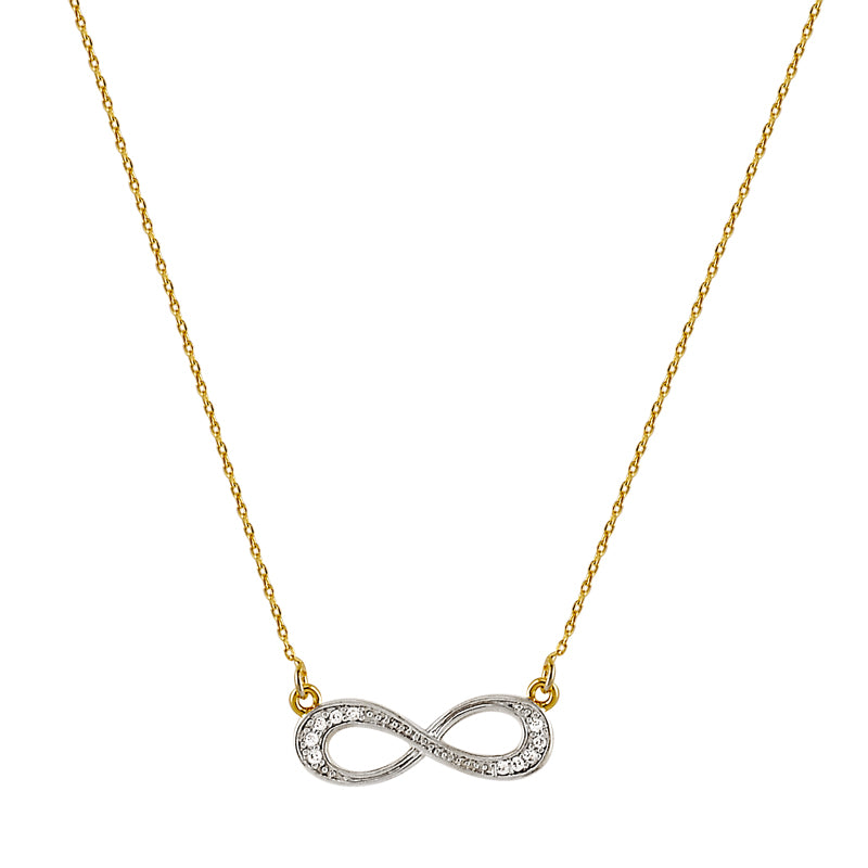 Cadena Con Dije Infinito Enchapado