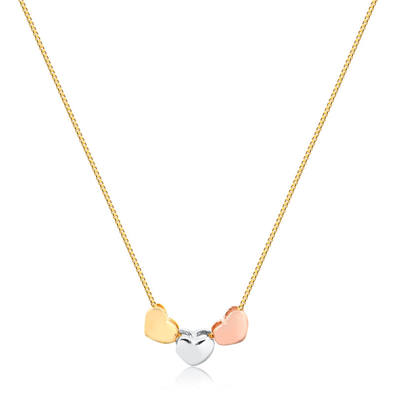 Cadena Con Dije Corazon Enchapado