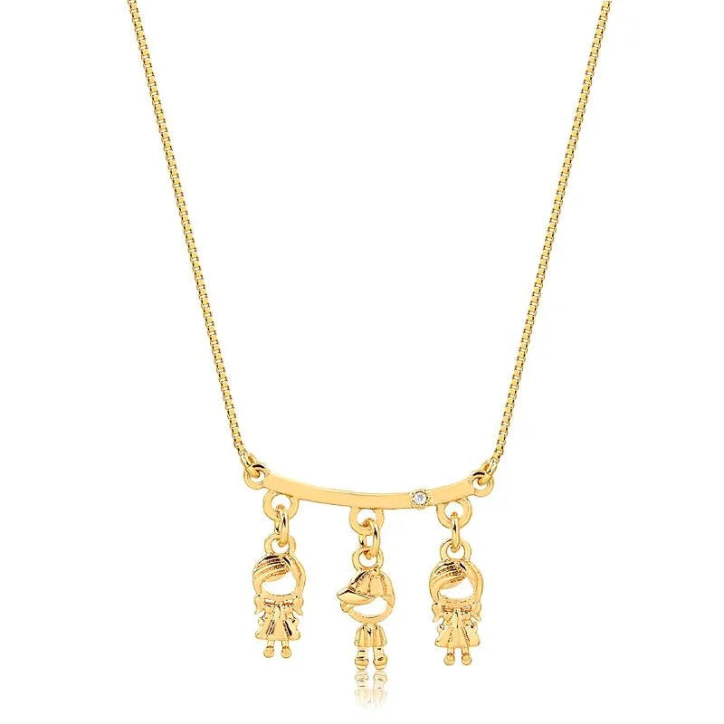 Cadena Con Dije Nenas/E Enchapado