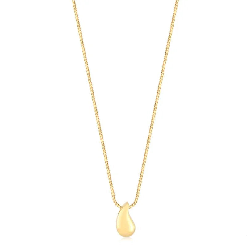 Cadena Con Dije Gota Enchapado