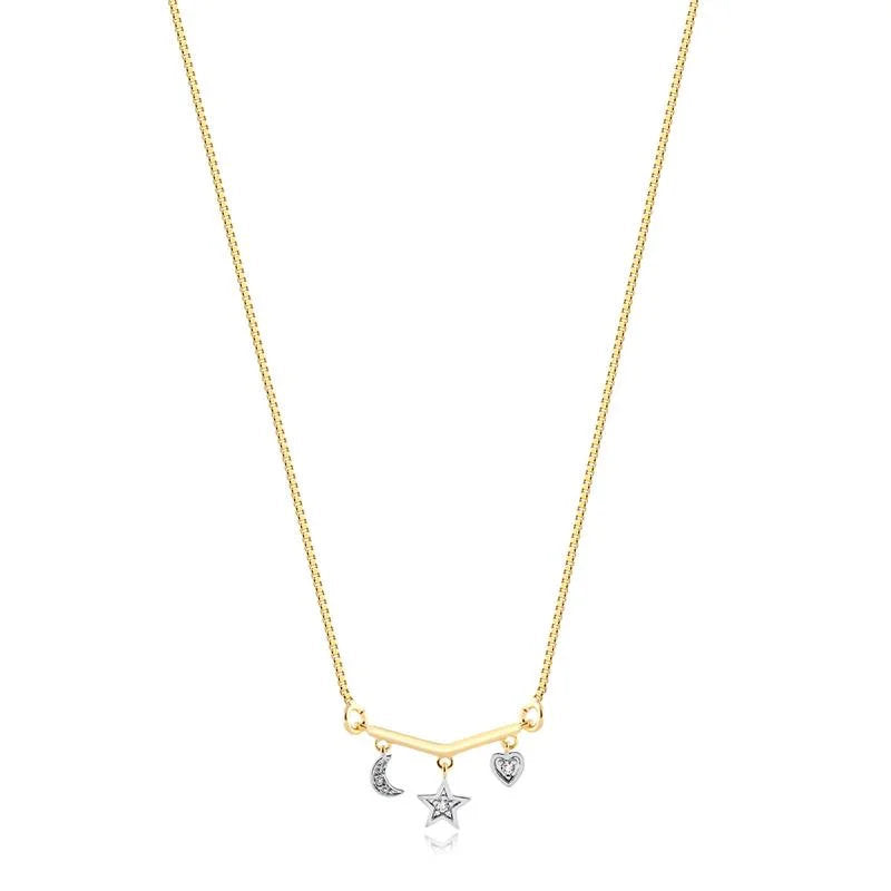 Cadena Con Dije Estrella Enchapado