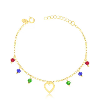 Pulsera corazon colores