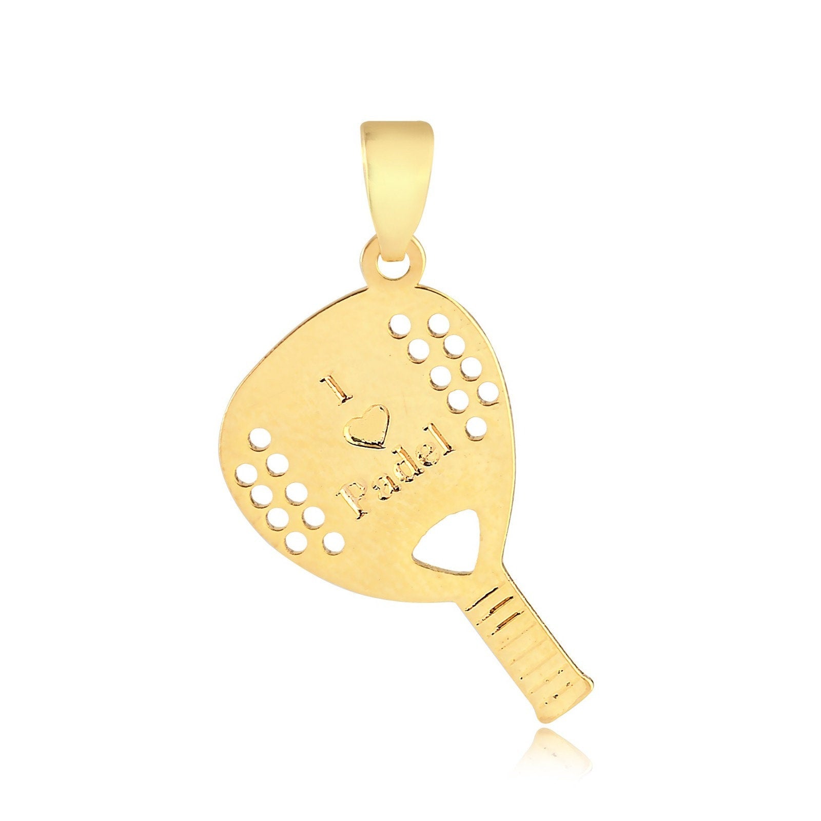 Cadena Con Dije Padel Enchapado