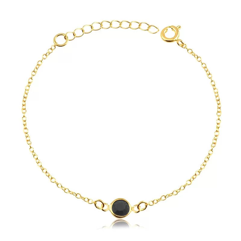 Pulsera piedra negra