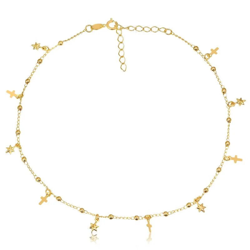 Chokers Cruz Enchapado