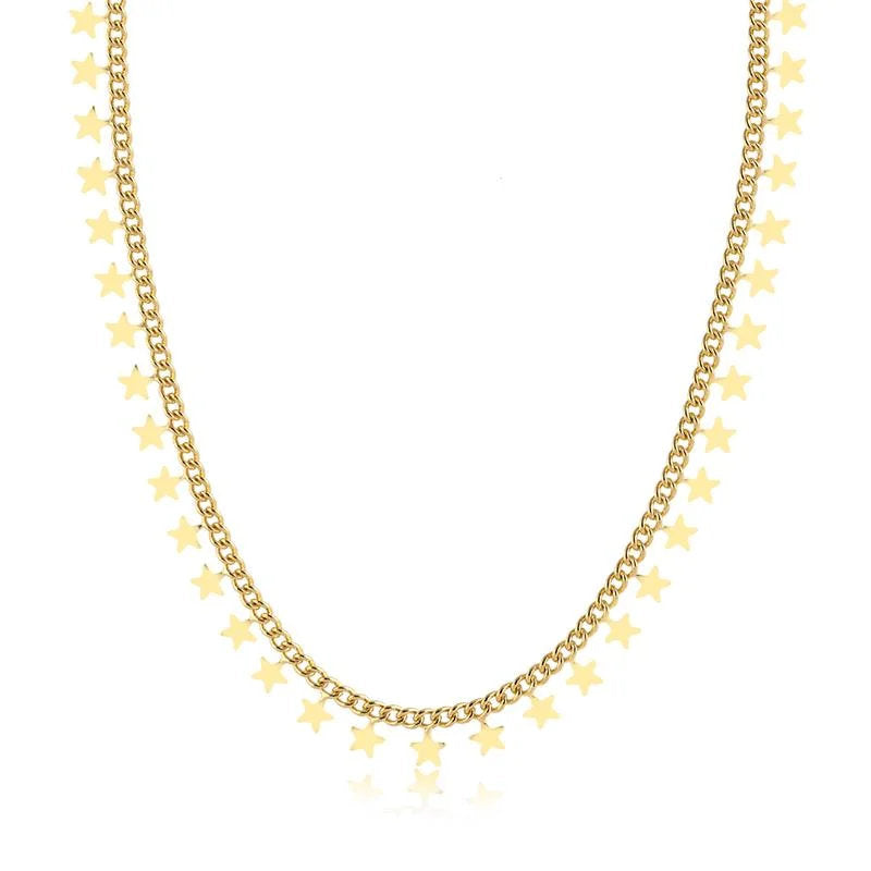 Chokers Estrella Enchapado