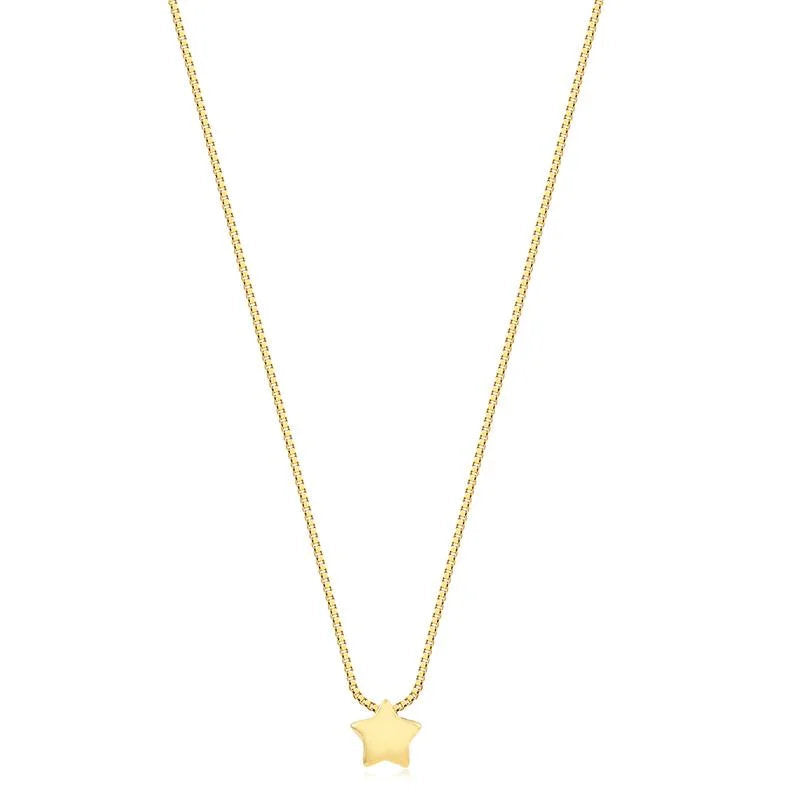 Cadena Con Dije Estrella Enchapado