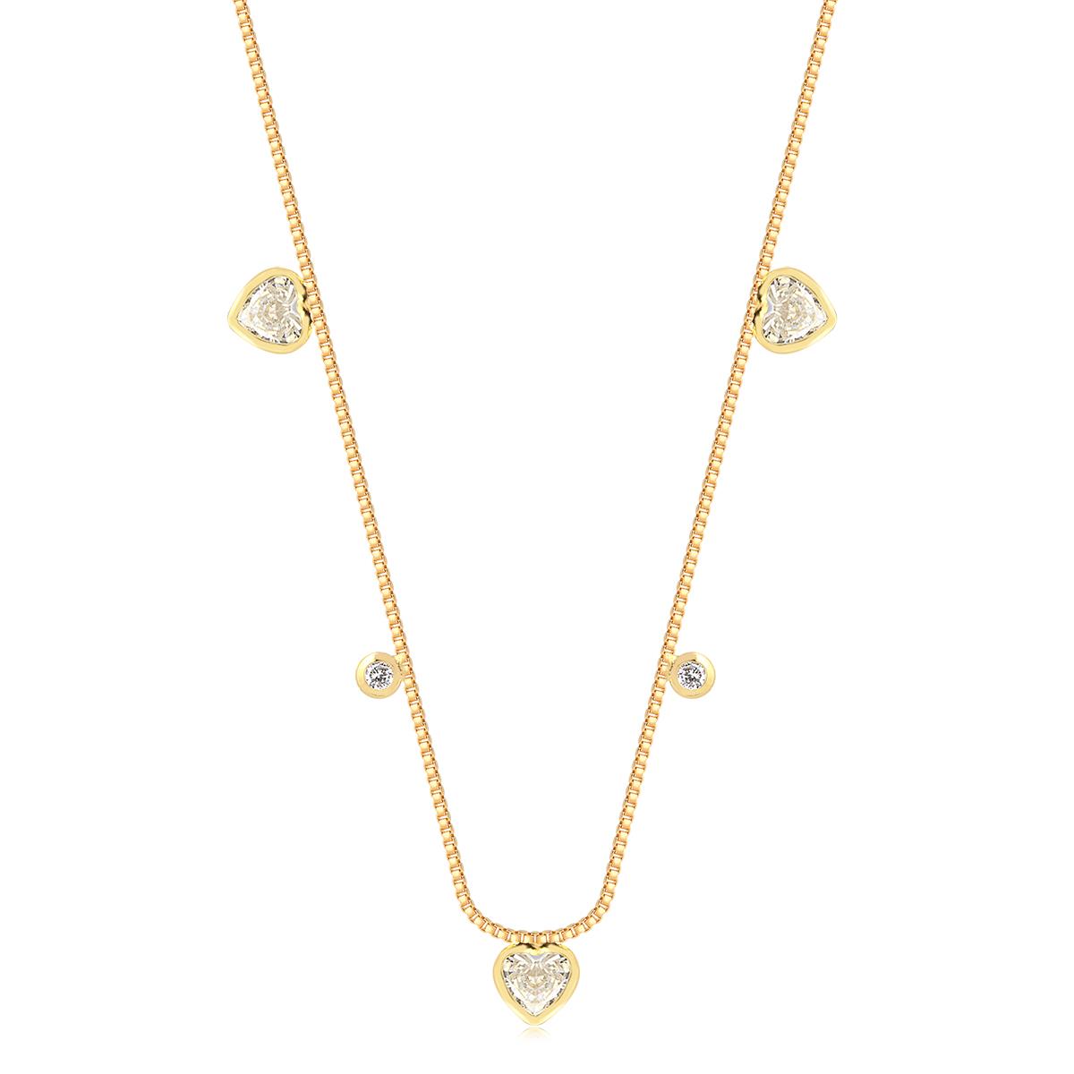 Chokers Corazon Enchapado