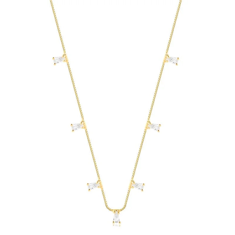 Choker Piedra Enchapado