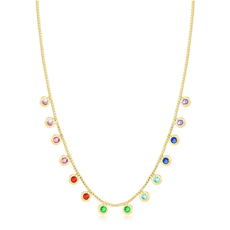 Choker Piedra Enchapado