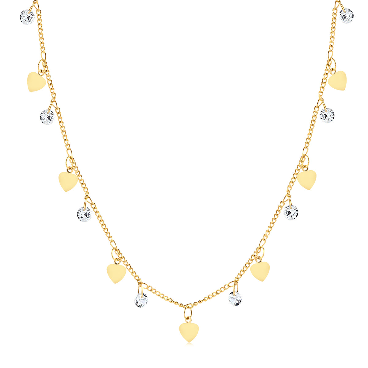Chokers Corazon Enchapado