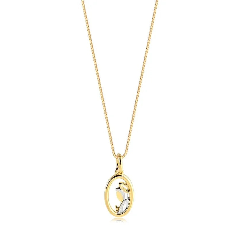 Cadena Con Dije Virgen Enchapado