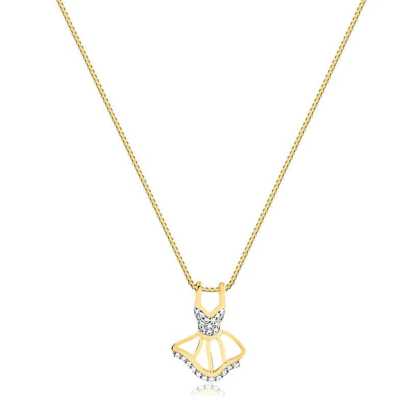 Cadena Con Dije Ballet Enchapado